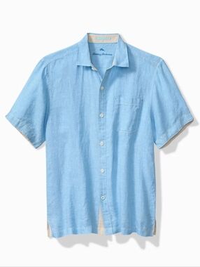 Tommy Bahama Big & Tall Paradise Breezer Linen Short-Sleeve Shirt 3XLB (Big)